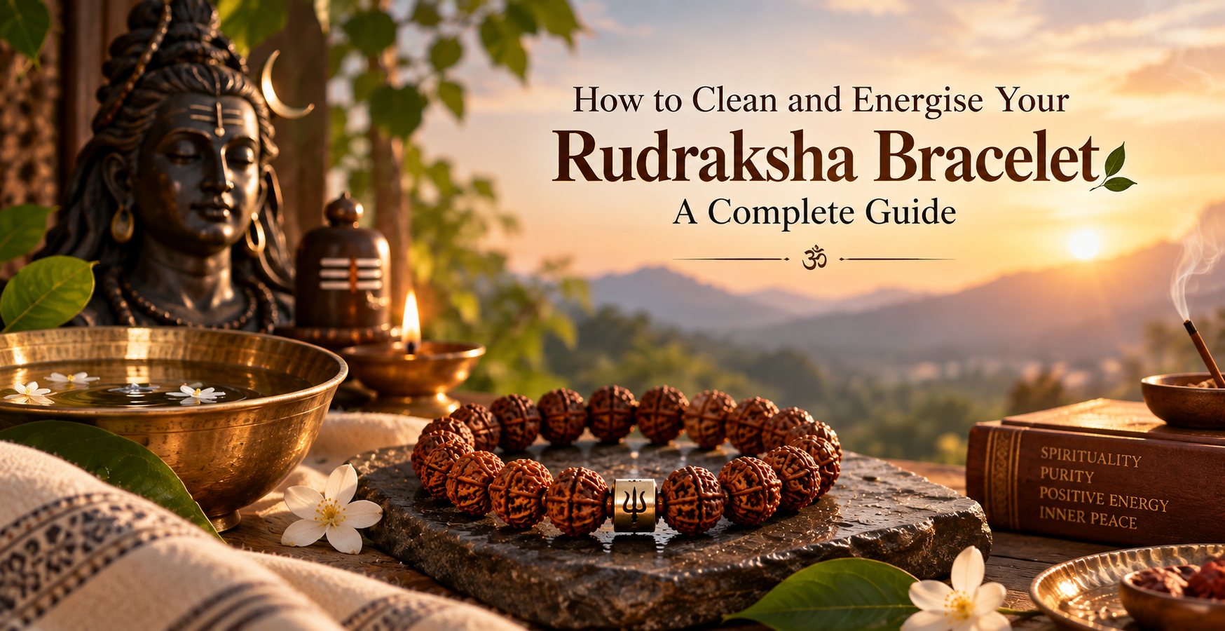 How to Clean and Energise Your Rudraksha Bracelet: A Complete Guide