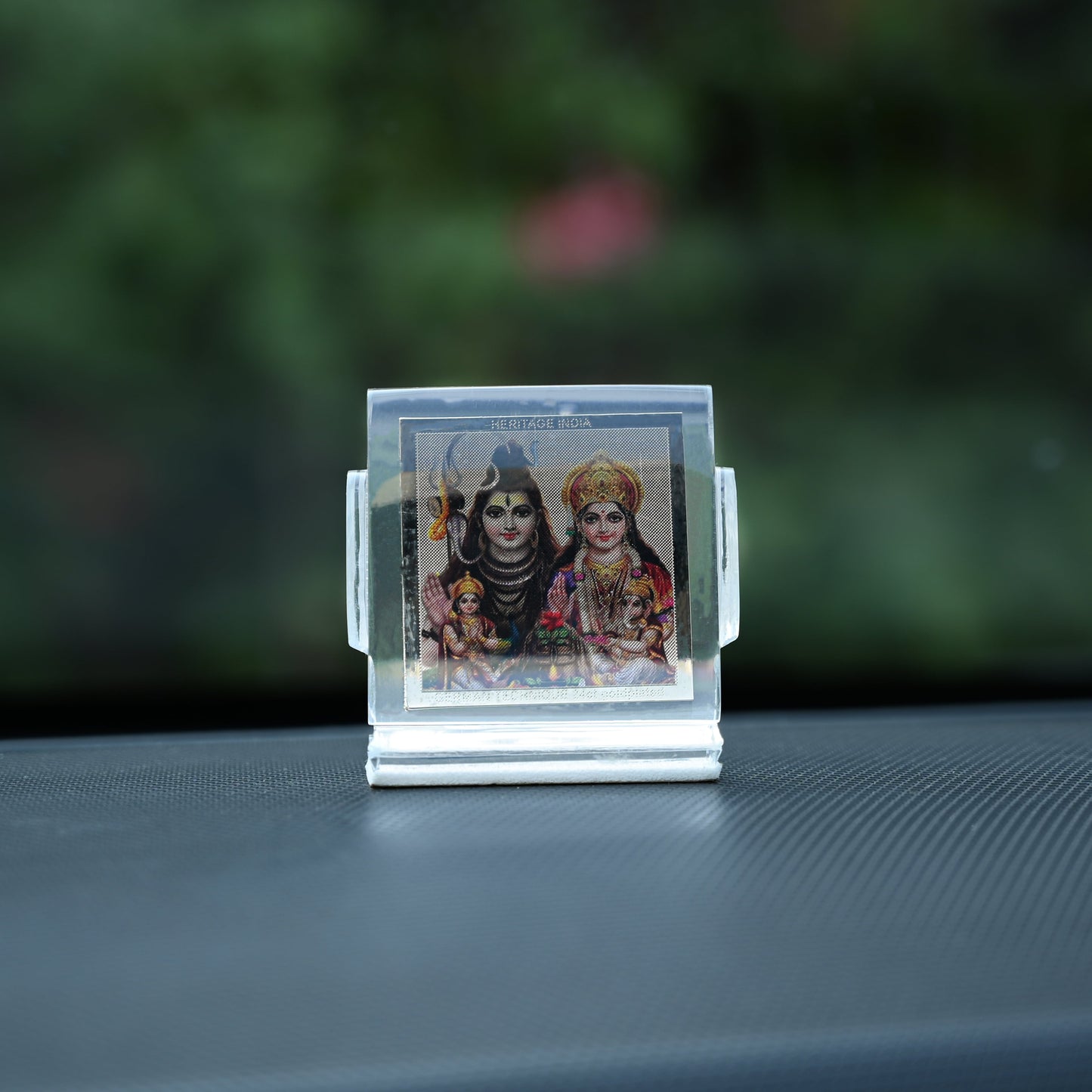 Shiva Parvati Acrylic Car Dashboard