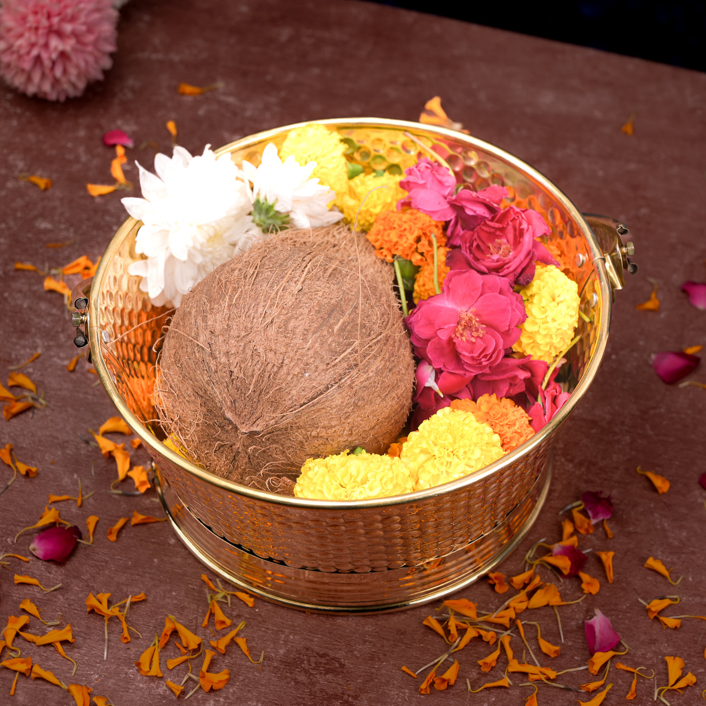 Buy Brass Pooja Tokri Online – The Divine Tales