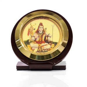 Lord Shiva Acrylic Case Photo Frame Car Dashboard With Tape