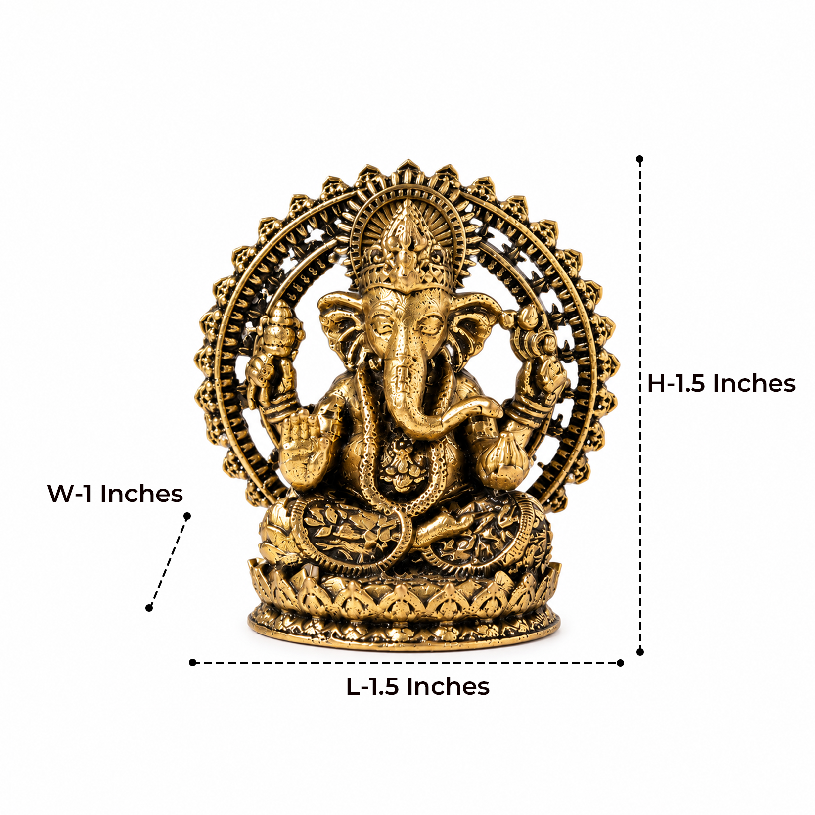 Brass Ganpati Idol