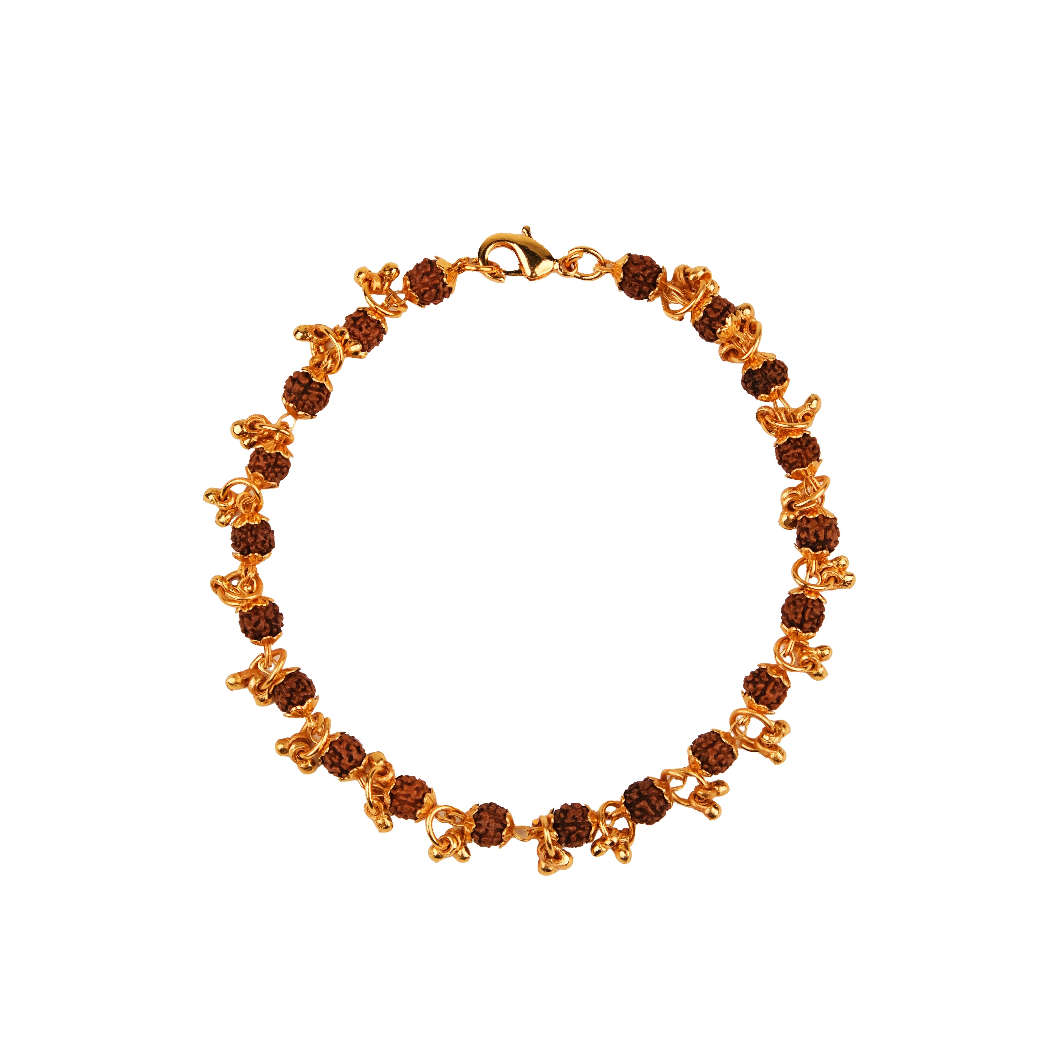 Divine Raksha Rudraksha Charm Bracelet