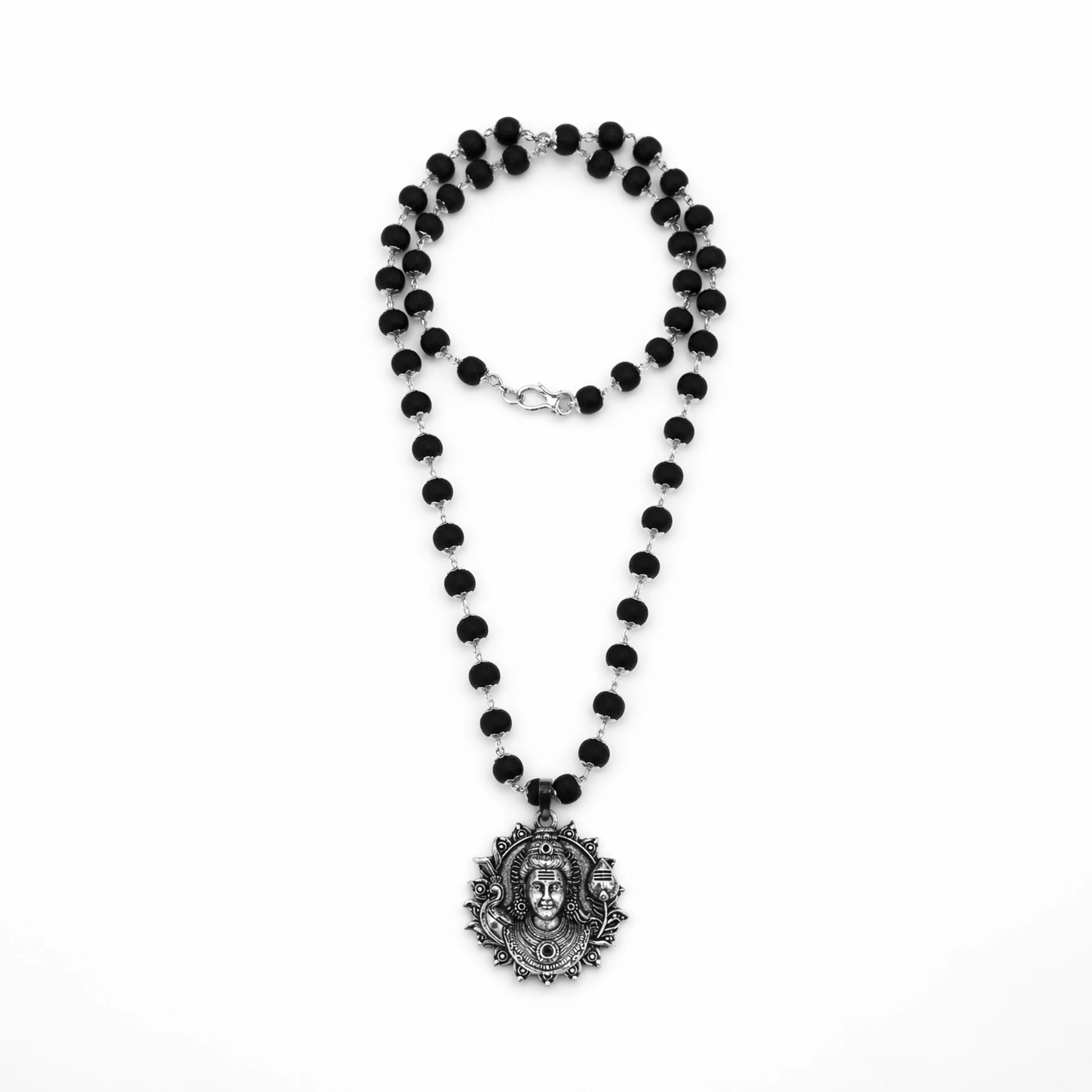 Karungali Cap Mala with Kartike Ji Locket