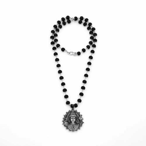 Karungali Cap Mala with Kartike Ji Locket