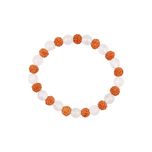 Rudraksha Sphatik Bracelet