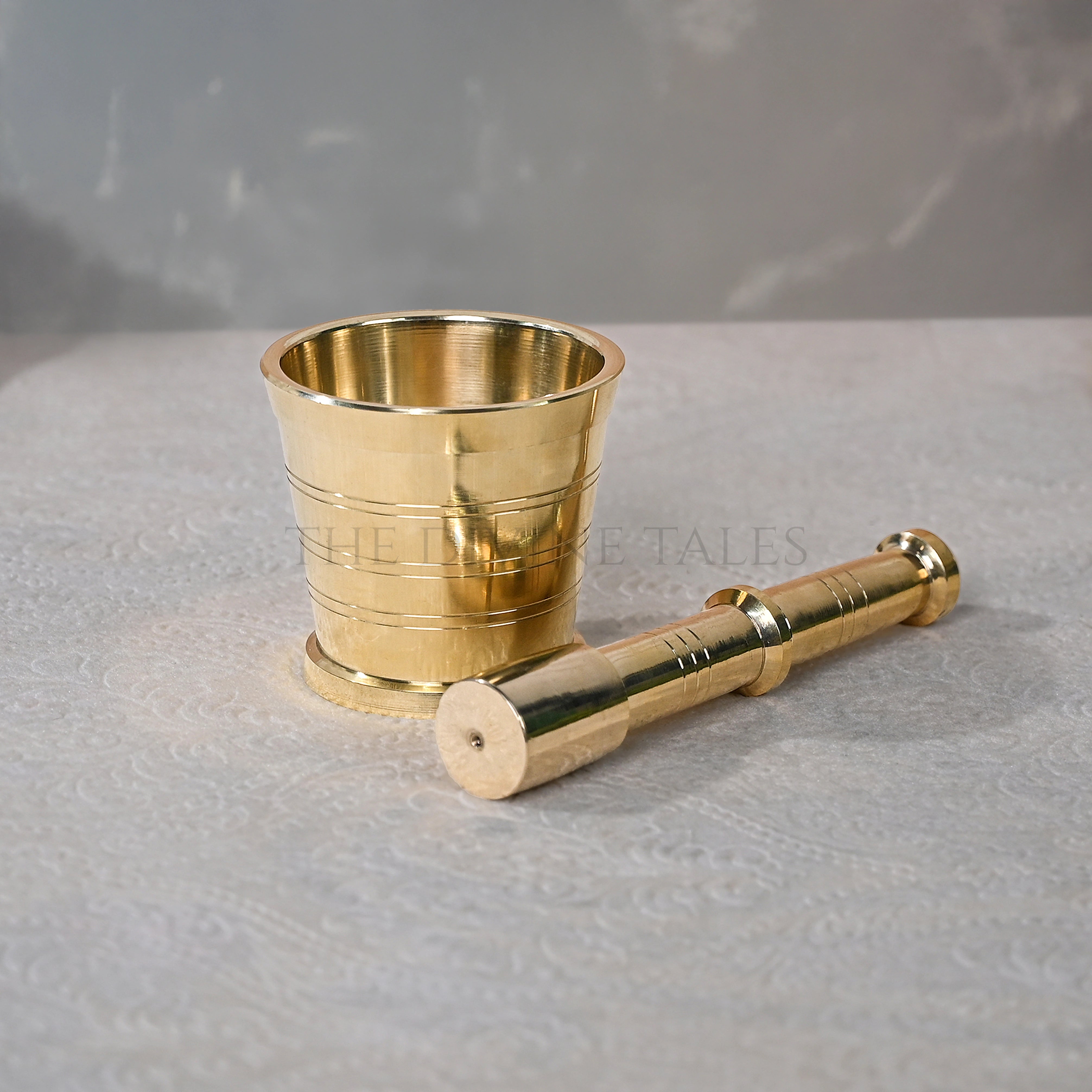 Brass Mortar & Pestle