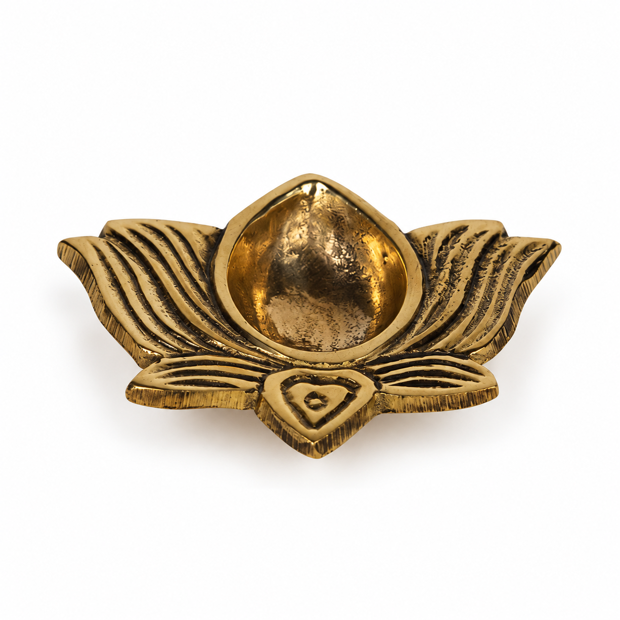 Handcrafted Brass Lotus Diya