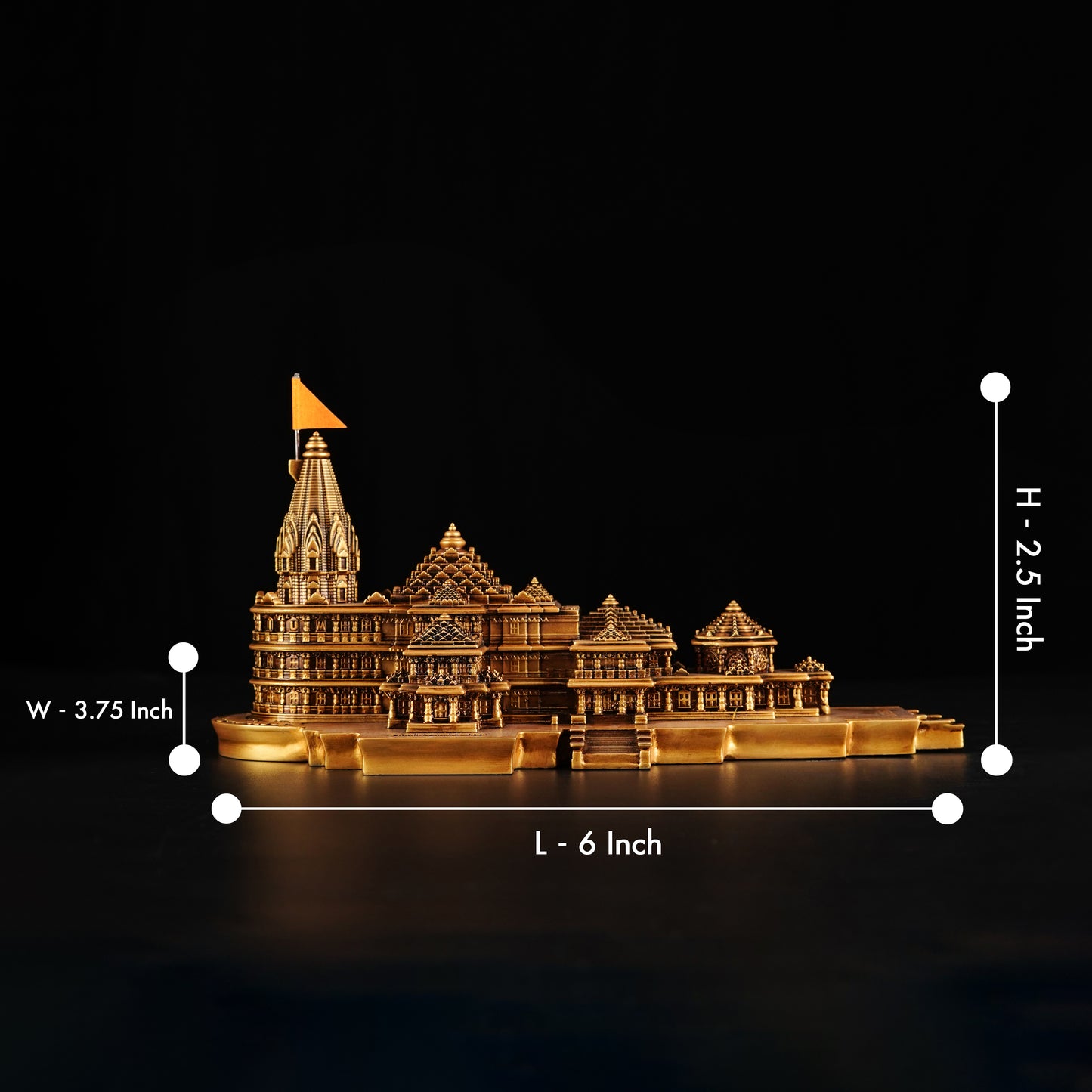 Ram Mandir 6 Inch