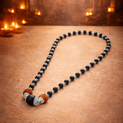 Karungali Rudraksha Power Mala