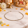 Raw Pyrite Anklet