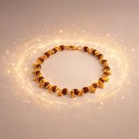 Divine Raksha Rudraksha Charm Bracelet