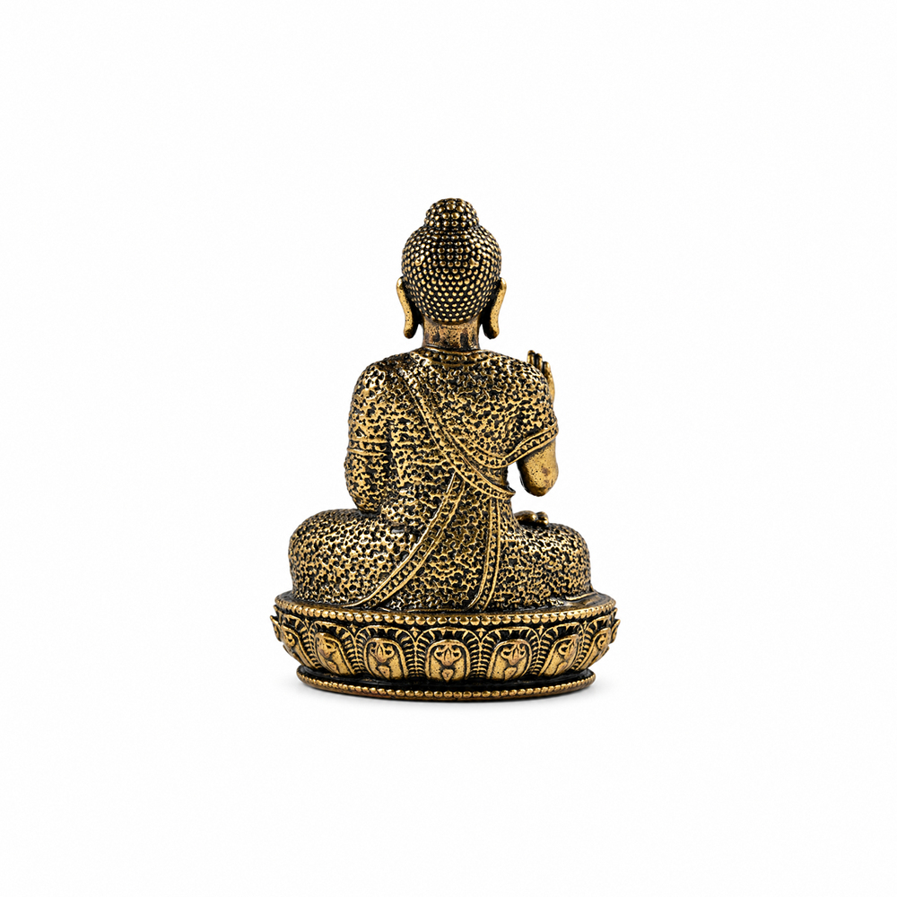 Brass Mahatma Buddha Idol