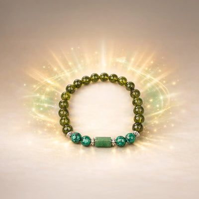Green Agate Stone Bracelet