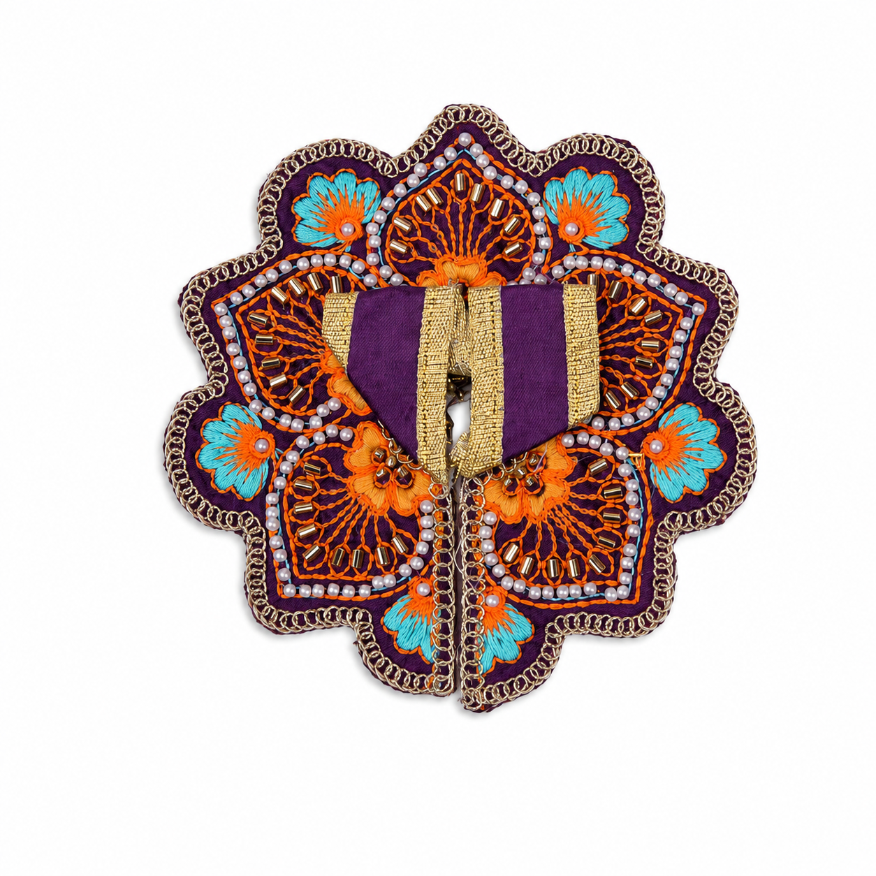 Floral Violet Laddu Gopal Dress