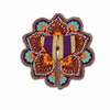 Floral Violet Laddu Gopal Dress