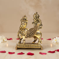 Brass Kamdhenu Idol