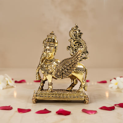 Brass Kamdhenu Idol