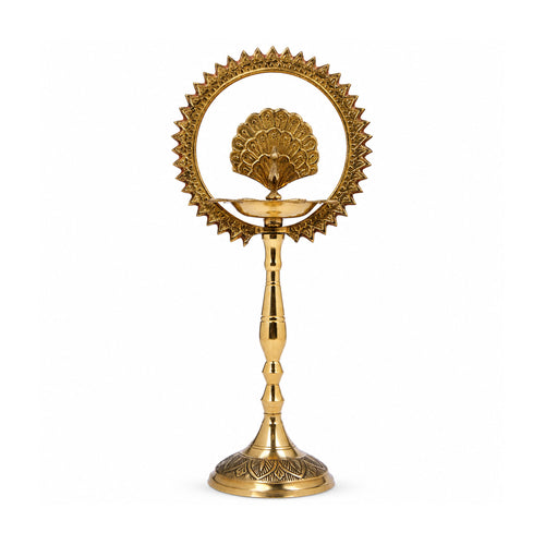 Mayur Chakra Pillar Diya