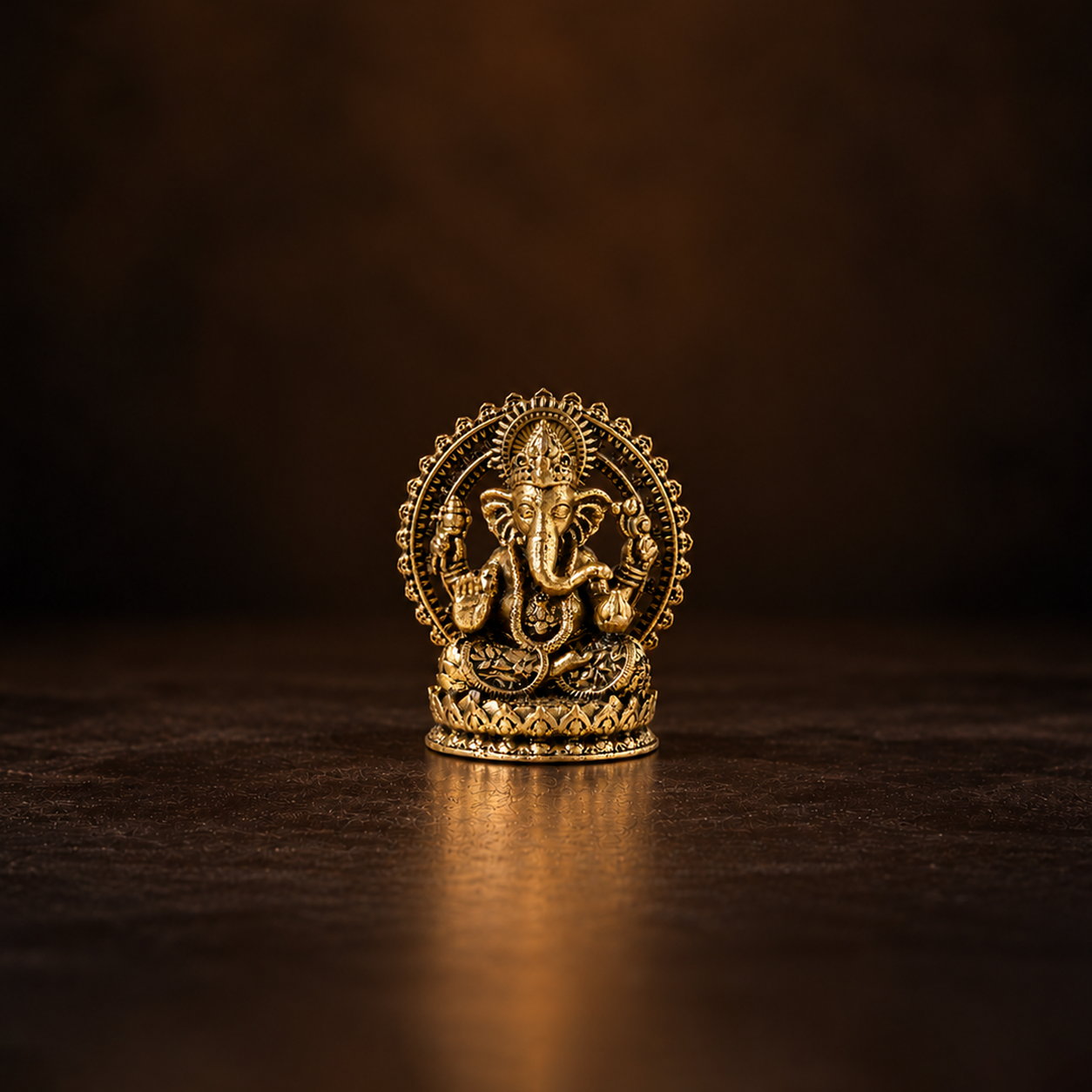 Brass Ganpati Idol