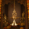 Handcrafted Brass Lamandeep Oil Lamp- Duo Set