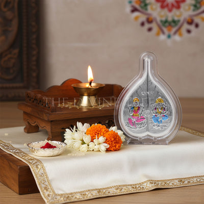 Patta Laxmi Ganesh ji  999 silver