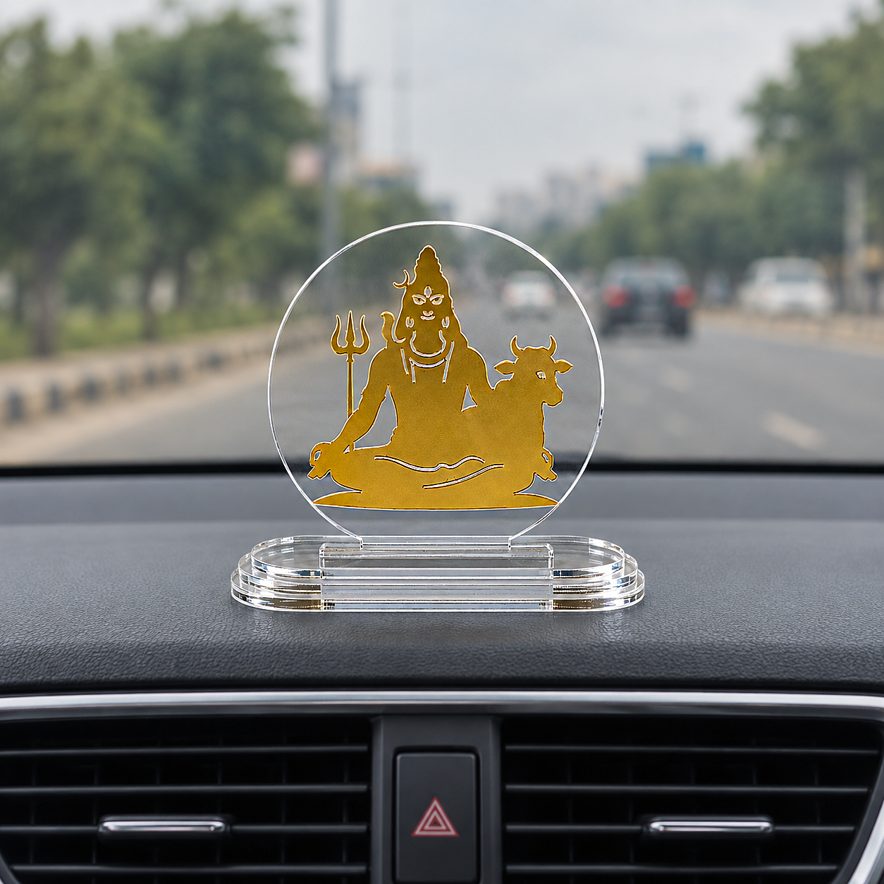 Shiva Acrylic Car Dashboard