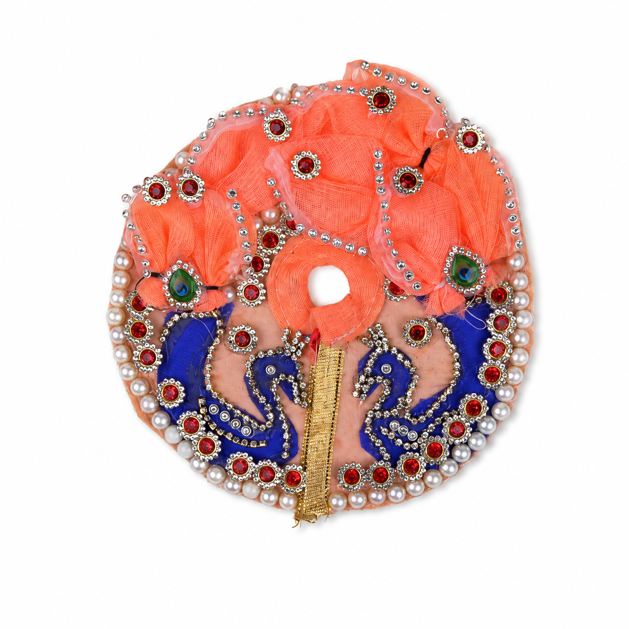 Peacock Design Laddu Gopal Dress