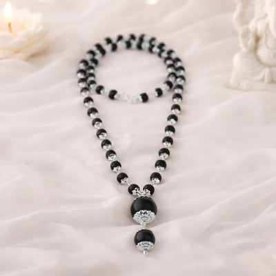 Pure Karungali Cap Mala – Single Bead Energy Necklace