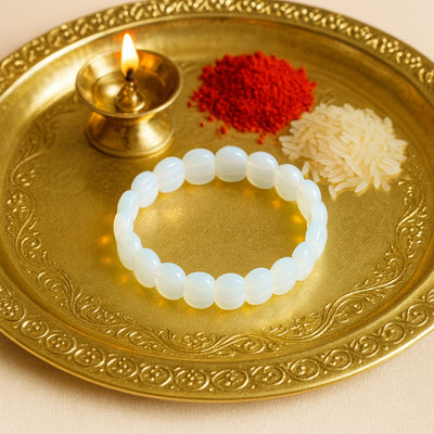 Opalite Flat Faceted Bracelet