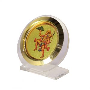 Hanuman Ji Acrylic Case Photo Frame Car Dashboard With Tape