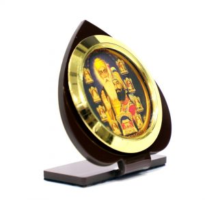 Guru Nanak And Guru Gobind Singh Acrylic Case Photo Frame Car Dashboard With Tape