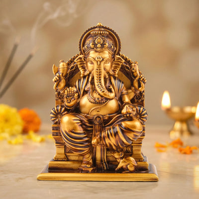 Lalitasana Ganesha Idol