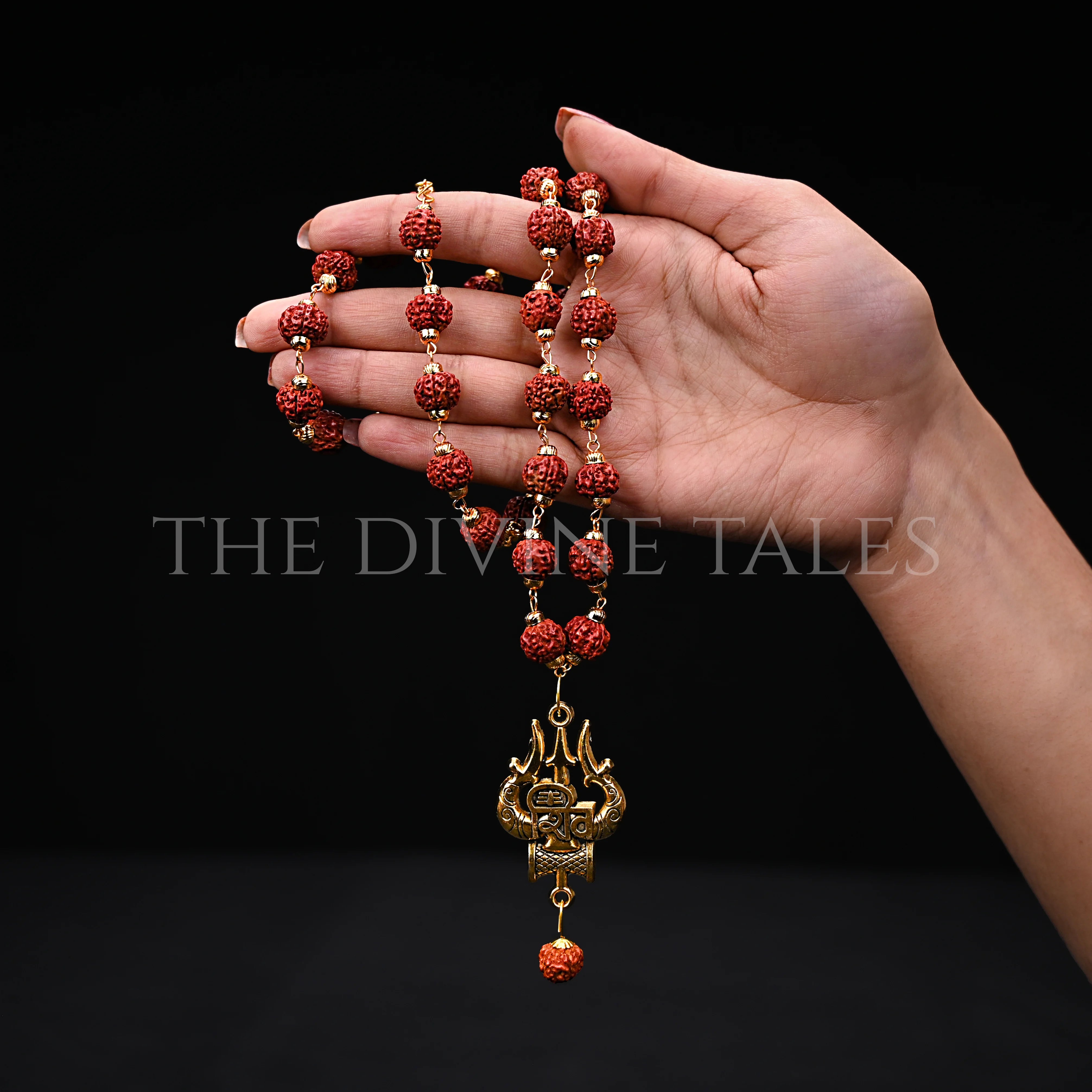 Rudraksha Mala With Trishul