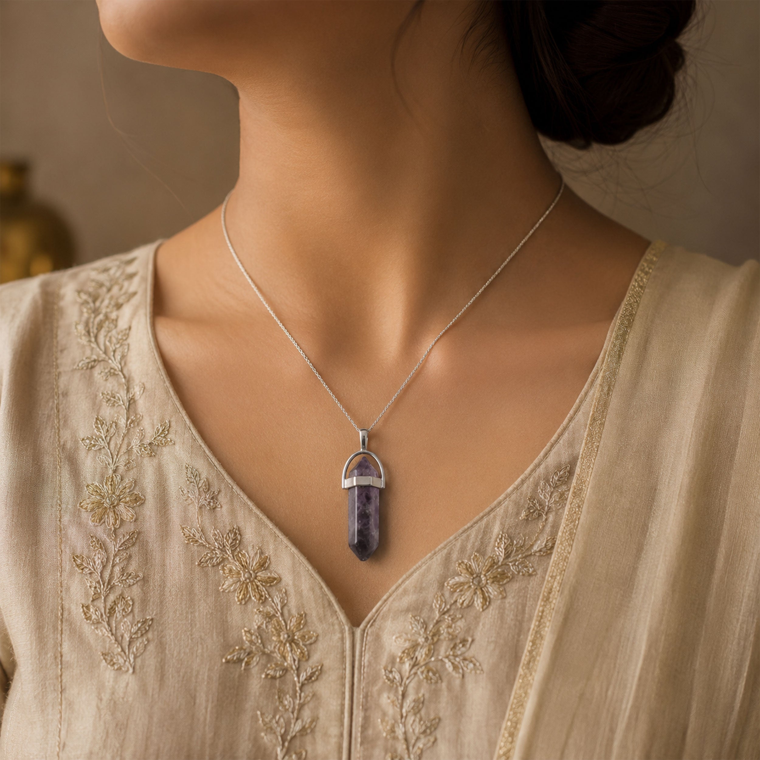 Charoite Pencil Locket