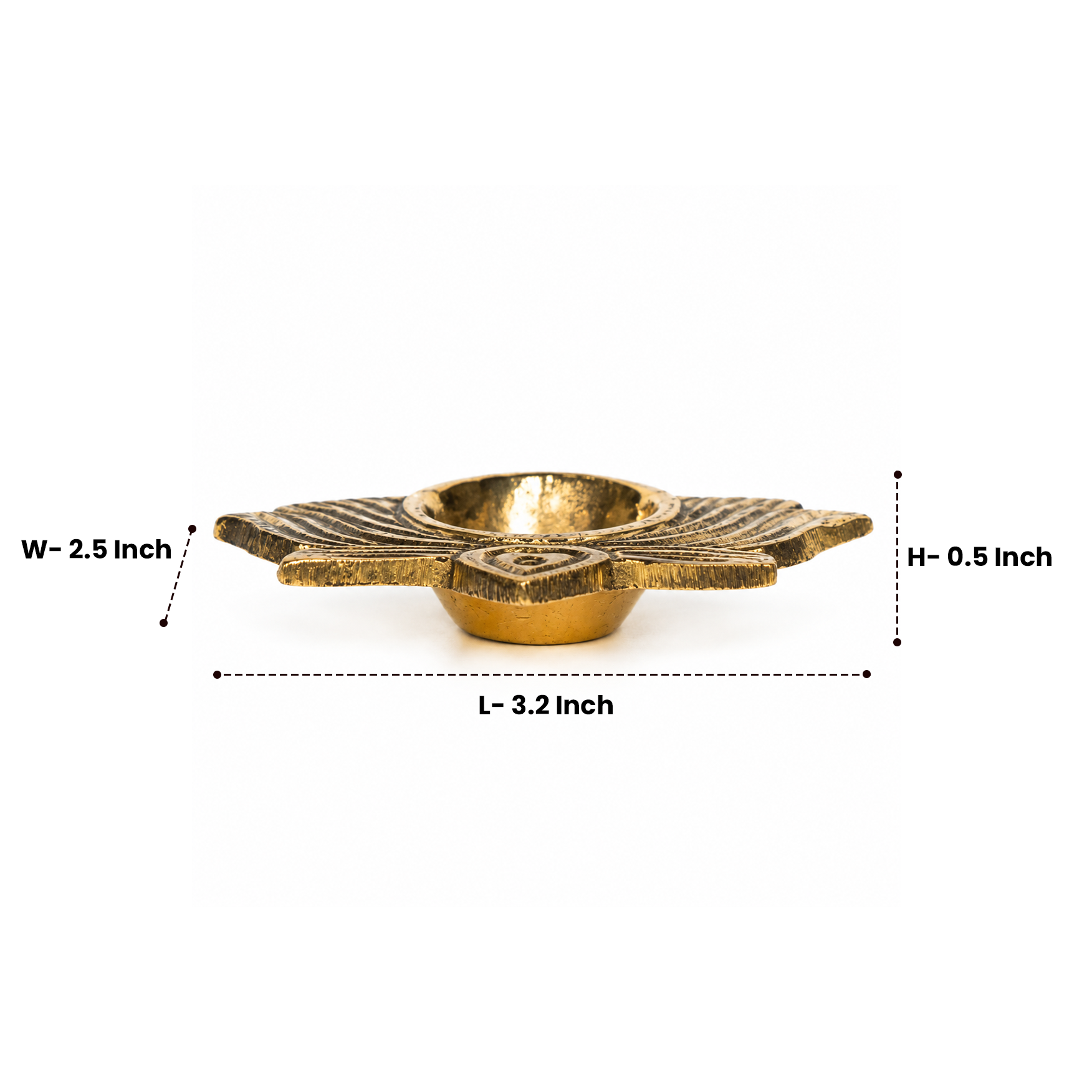 Handcrafted Brass Lotus Diya