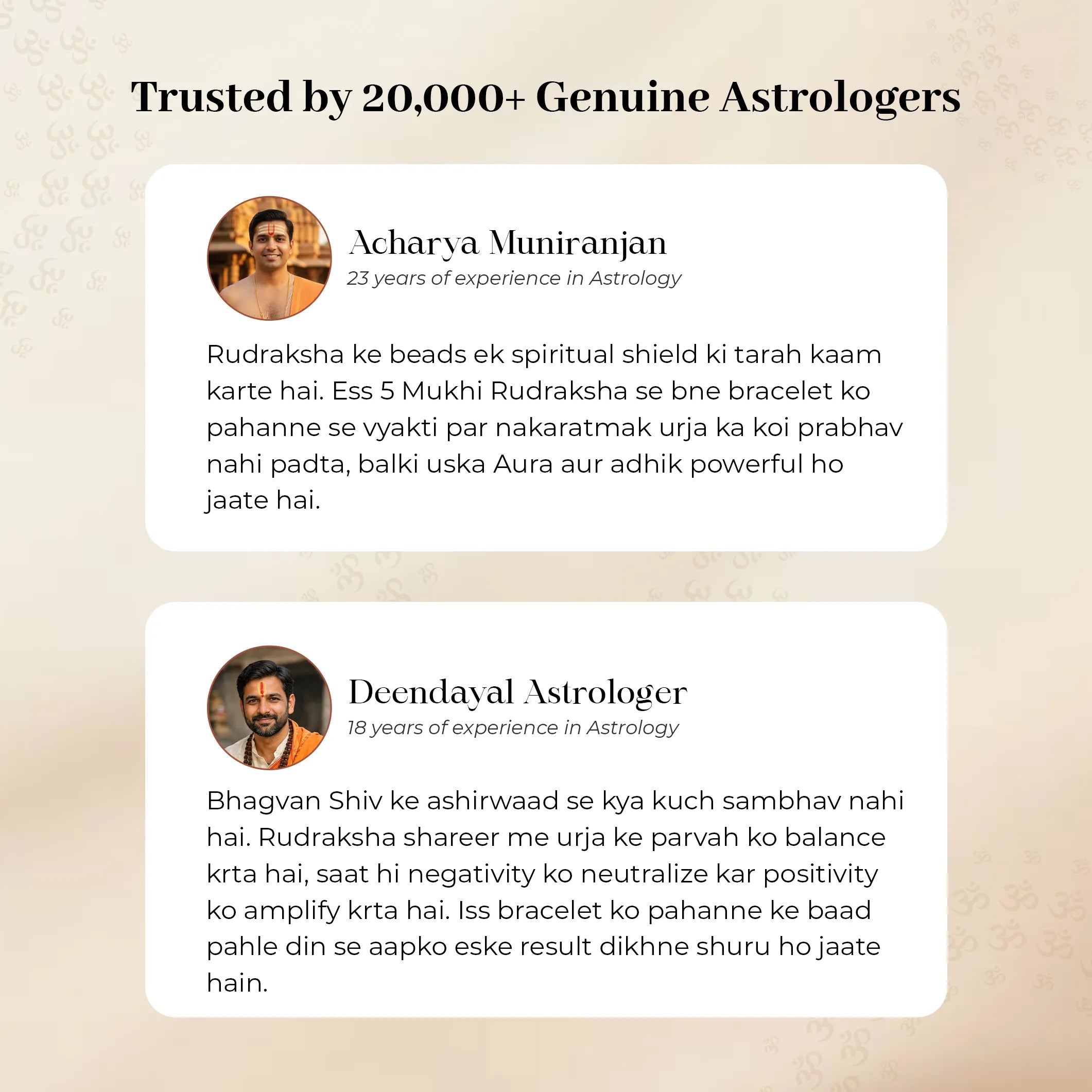 5 Mukhi Rudraksha Bracelet