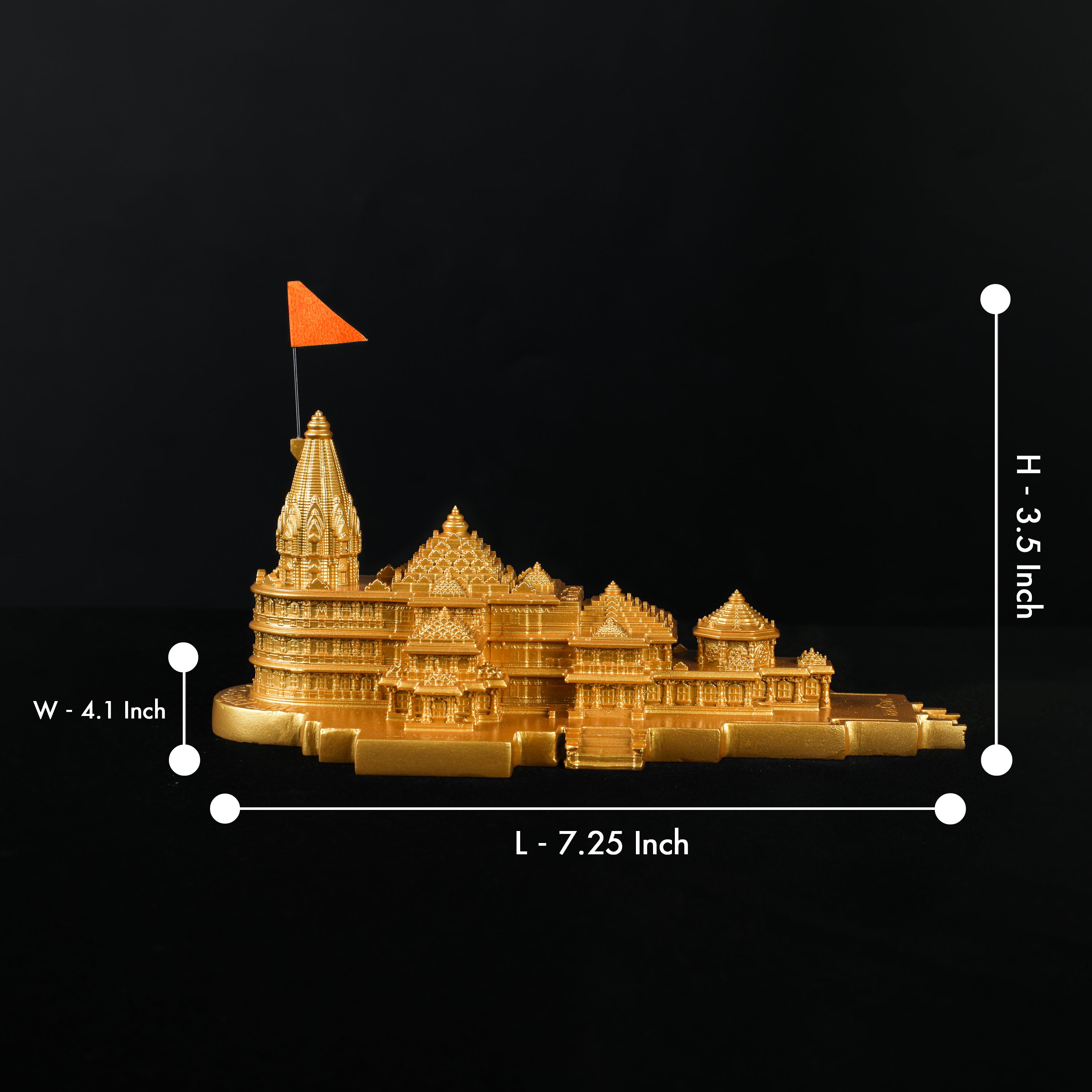 Ram Mandir 7.25 Inch