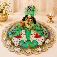 Cow Design Laddu Gopal Dress