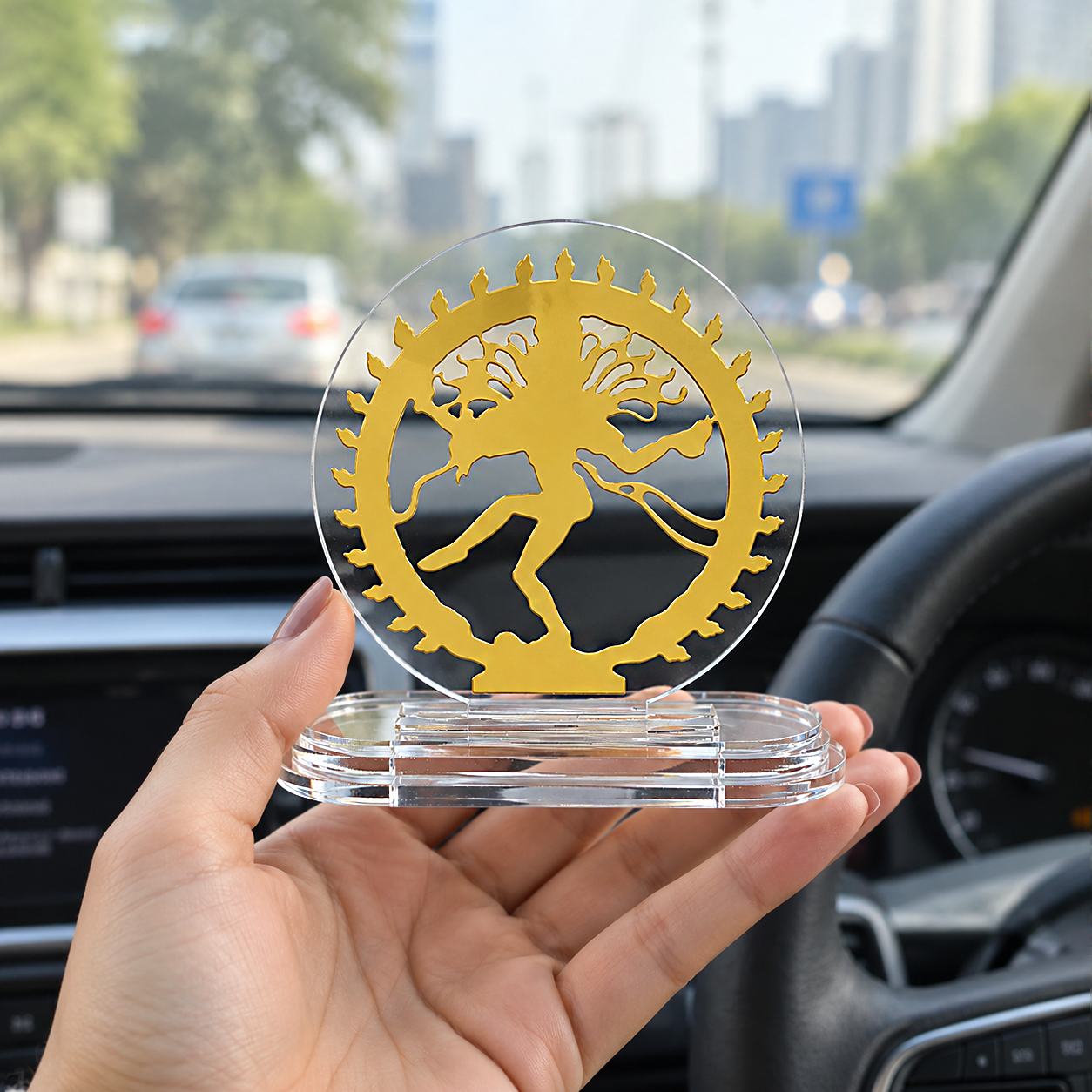 Nataraja Acrylic Car Dashboard