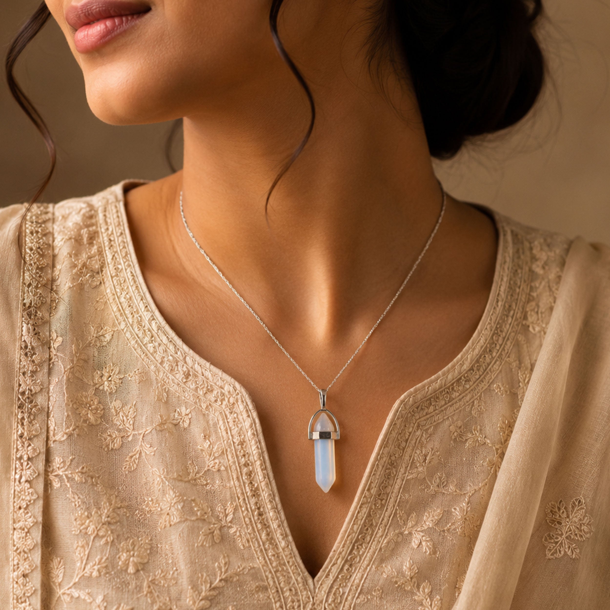Opalite Pencil Locket
