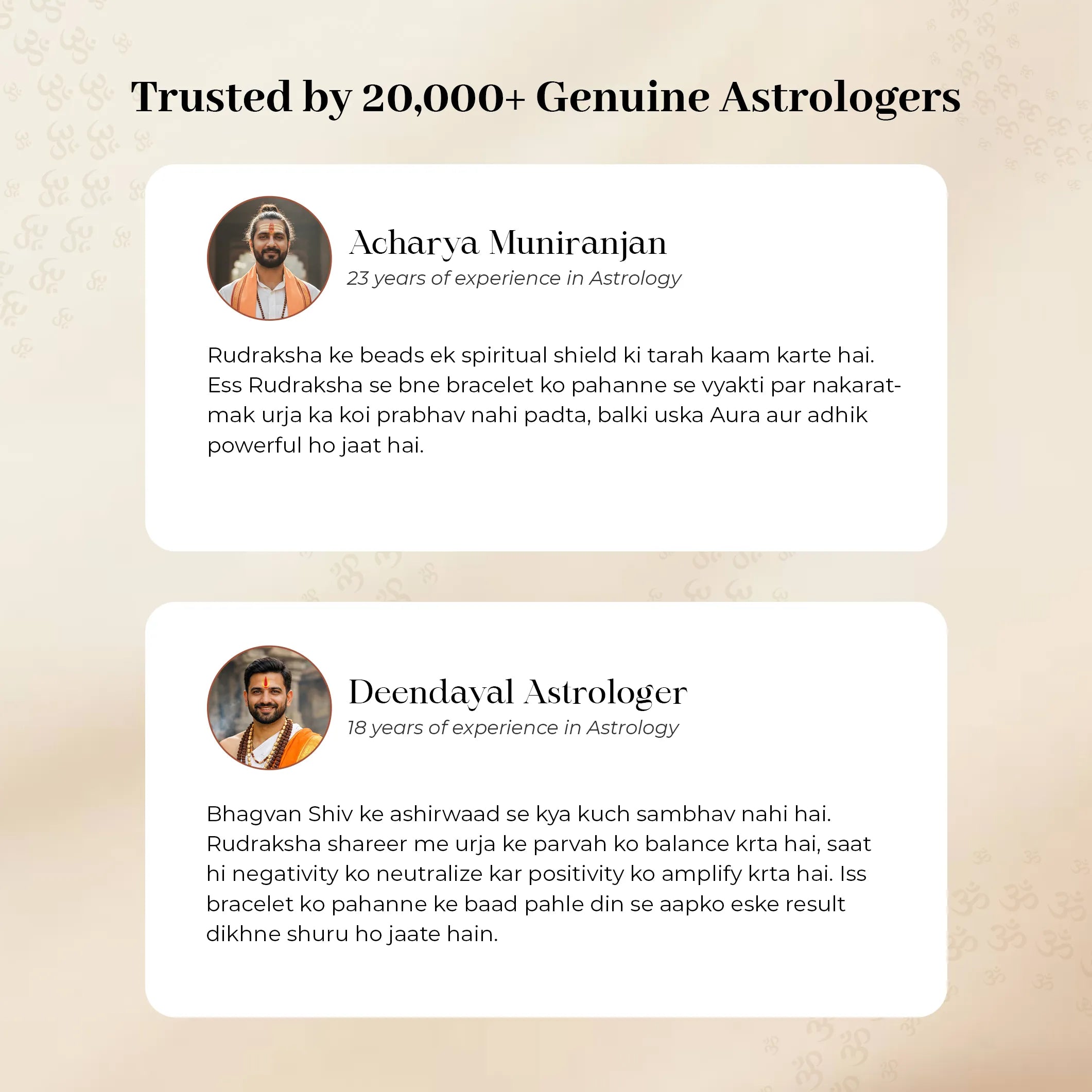 Divine Raksha Rudraksha Charm Bracelet