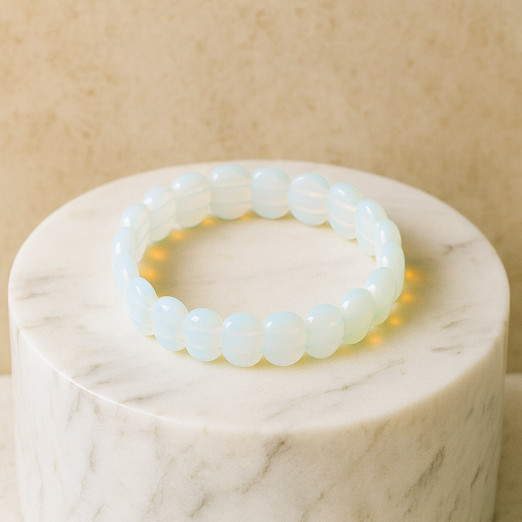 Opalite Flat Faceted Bracelet