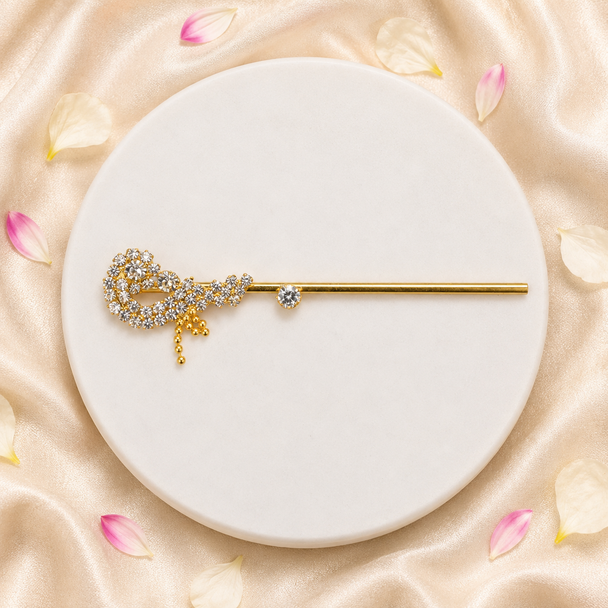 Stone Decorative Bansuri for Laddu Gopal
