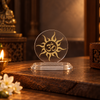 Om Tejas Acrylic Car Dashboard
