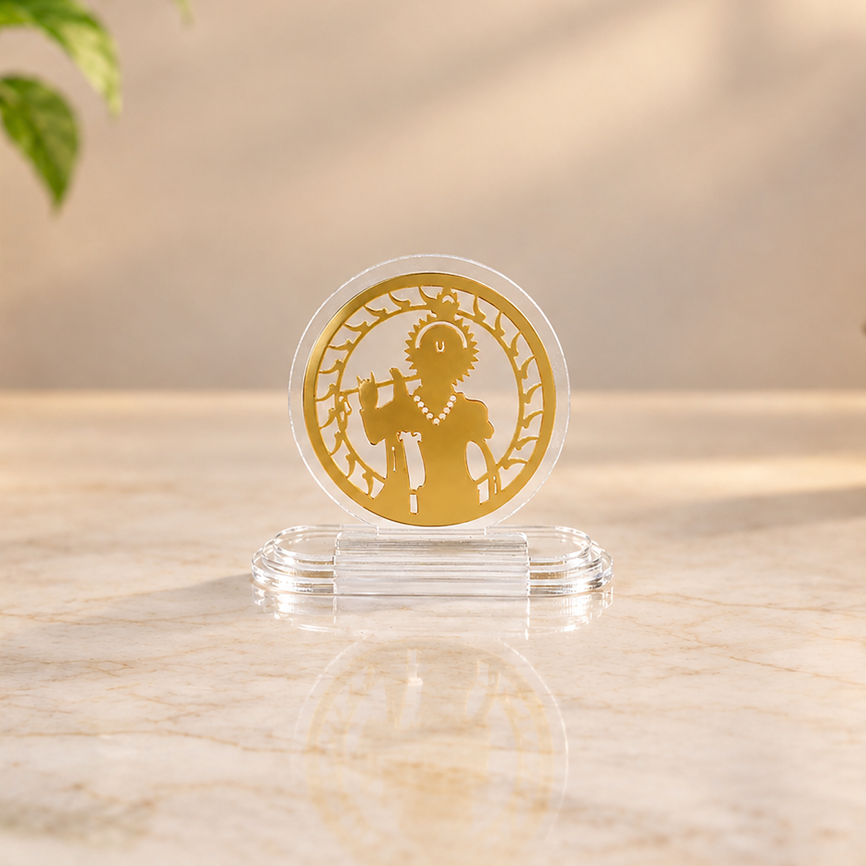 Shree Krishna Acrylic Car Dashboard