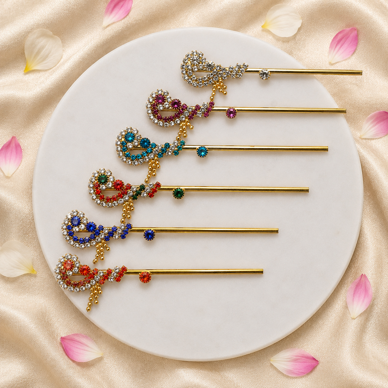 Stone Decorative Bansuri for Laddu Gopal