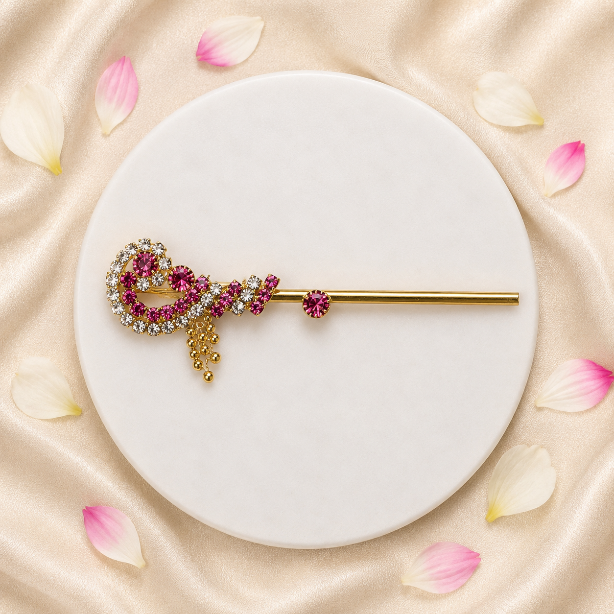 Stone Decorative Bansuri for Laddu Gopal