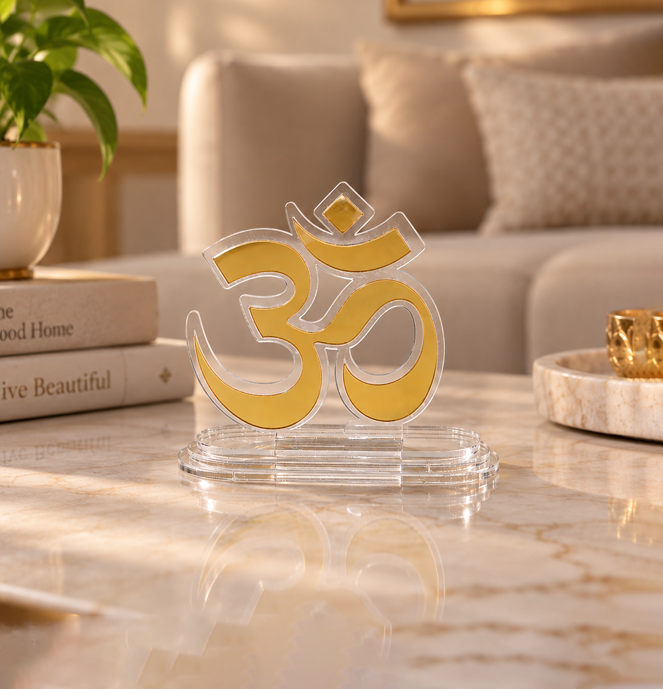 Om Acrylic Car Dashboard