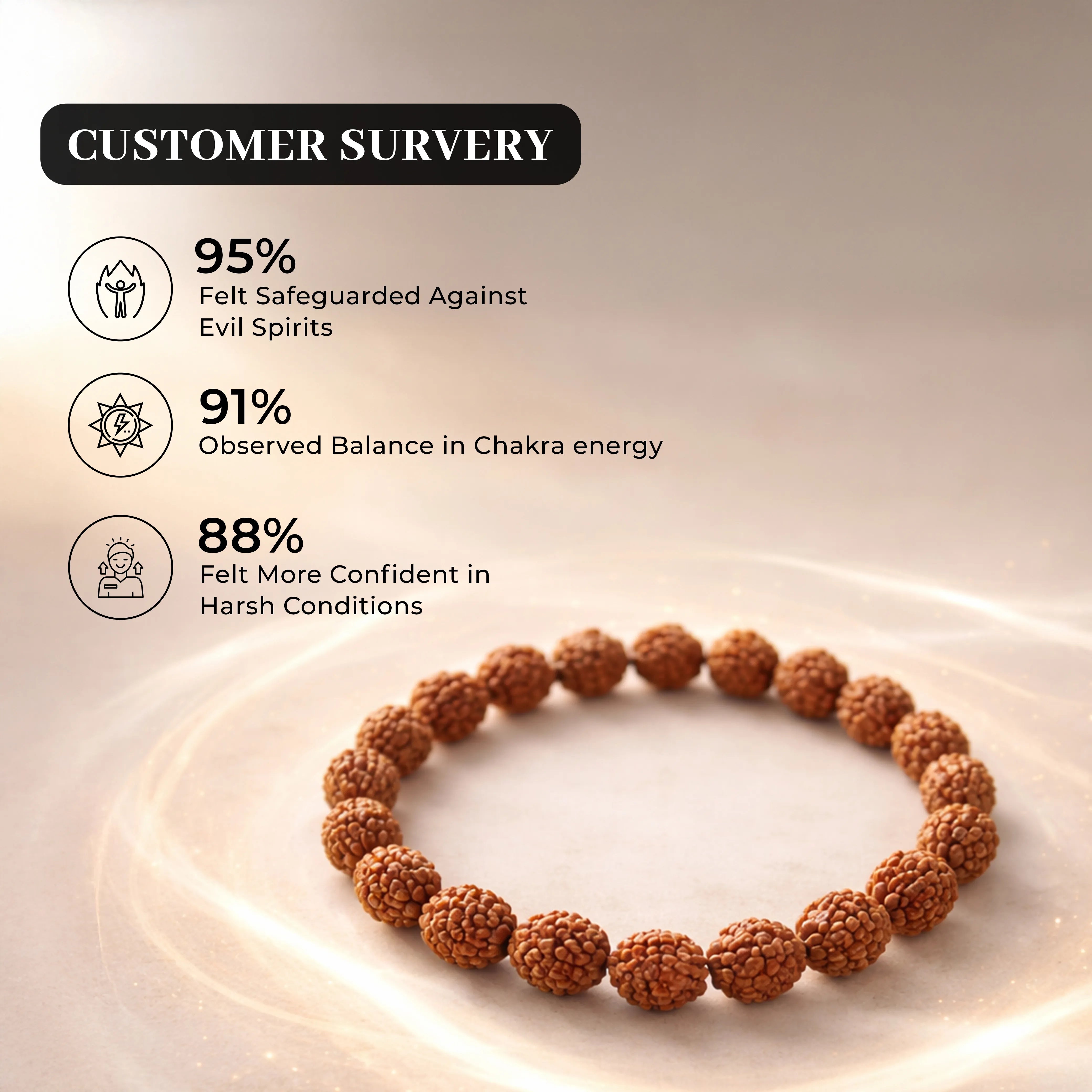 5 Mukhi Rudraksha Bracelet