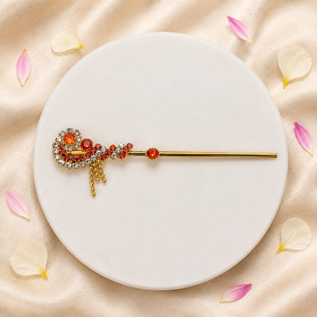 Stone Decorative Bansuri for Laddu Gopal
